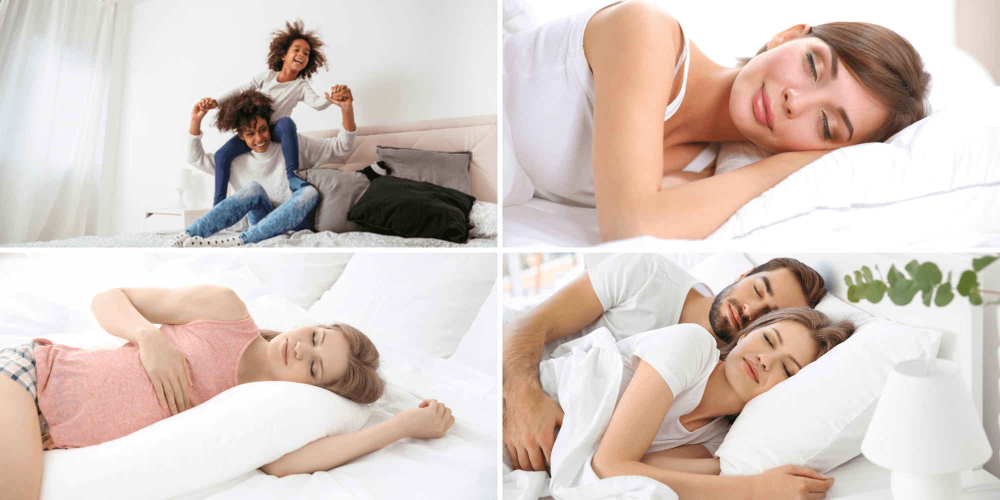 Sanggol Body Pillows | Several People sleeping comfortably on a version of sanggol Body Pillows