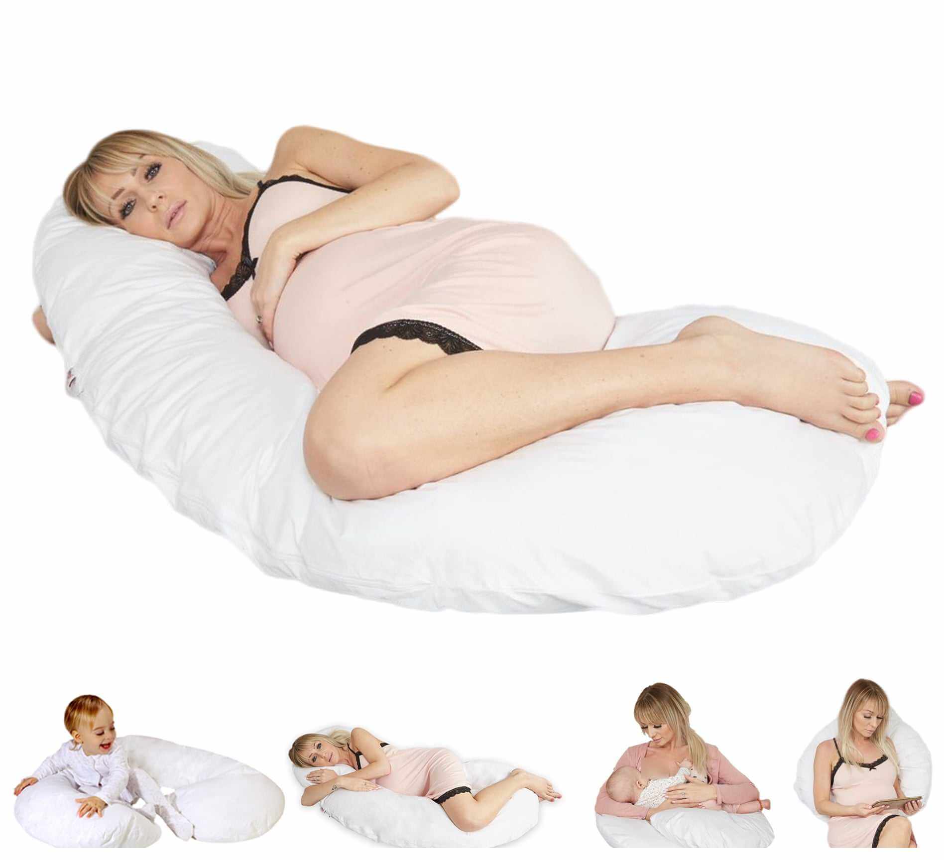 C - Shaped Support Pillow – For Feeding, Maternity & Rest | Sanggolcomfort