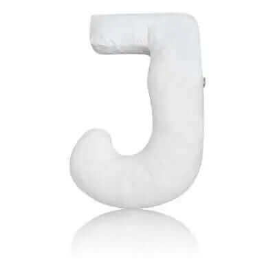 J Shaped Body Pillow with Carry Case - White -  Shop now at Sanggolcomfort