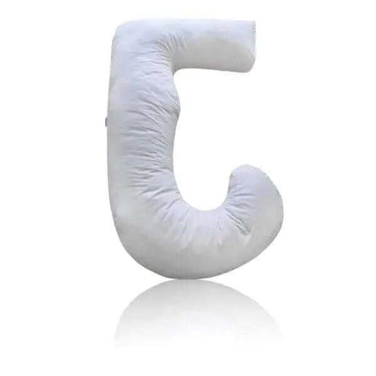 J Shaped Body Pillow | Shaped pregnancy Pillow with White Pillowcase -  Shop now at Sanggolcomfort