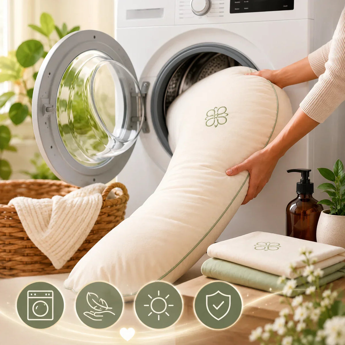 How to Wash a Body Pillow | Full Care & Maintenance Guide