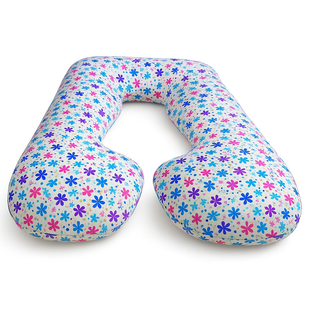 U Shaped Full Body Pillow and Pregnancy Pillow – Pink | sanggolcomfort.com