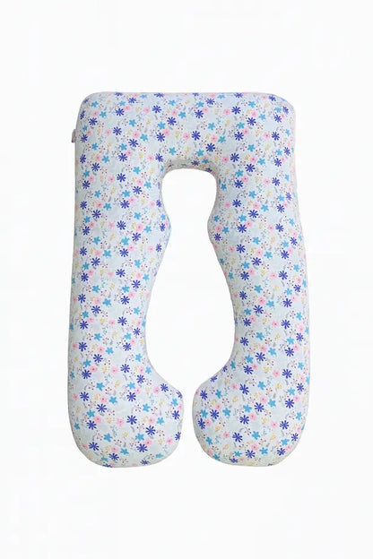 U-shaped pillow with floral pattern on a white background | Sanggol
