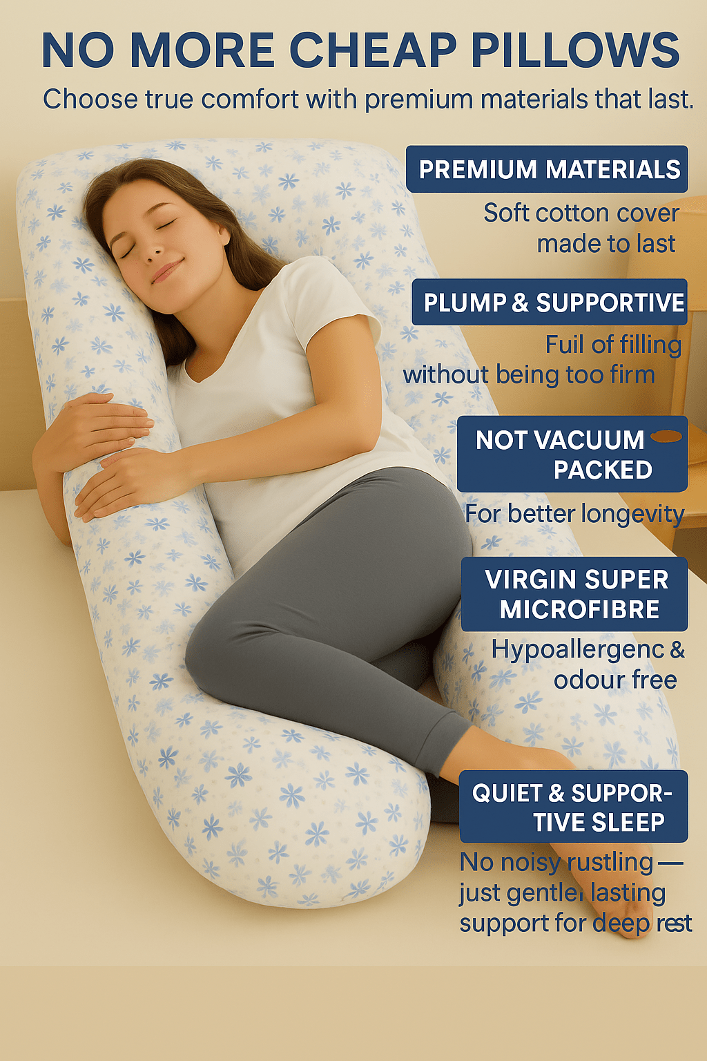 Body Pillow | Pregnancy Pillow | Sanggolcomfort