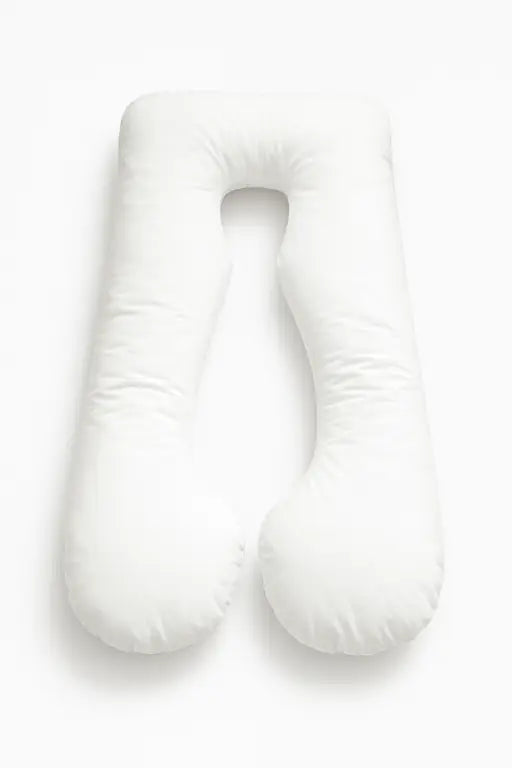 White U-shaped pillow on a white background | Sanggol