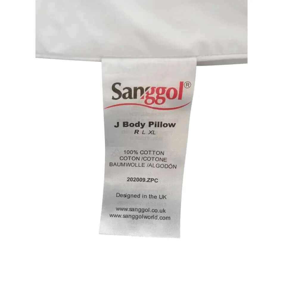 J Shaped Body Pillow - White -  Shop now at Sanggolcomfort