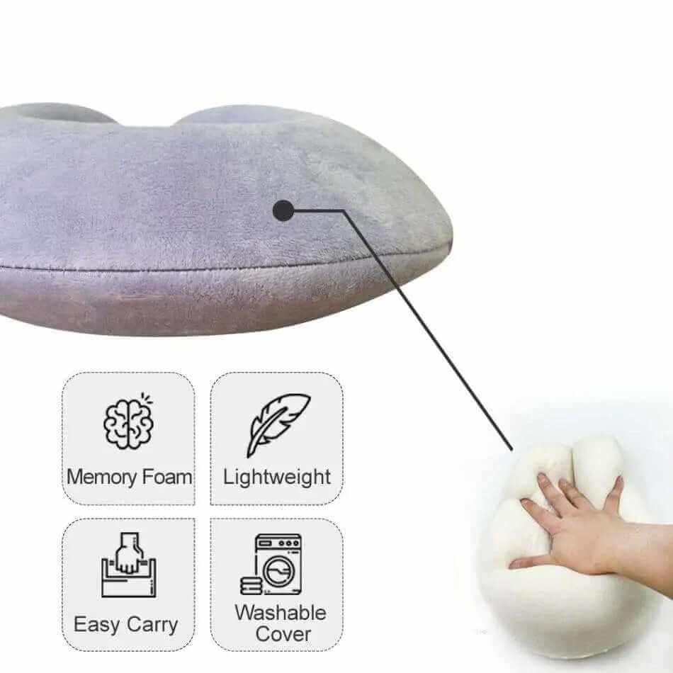 Memory Foam Travel Pillow -  Shop now at Sanggolcomfort