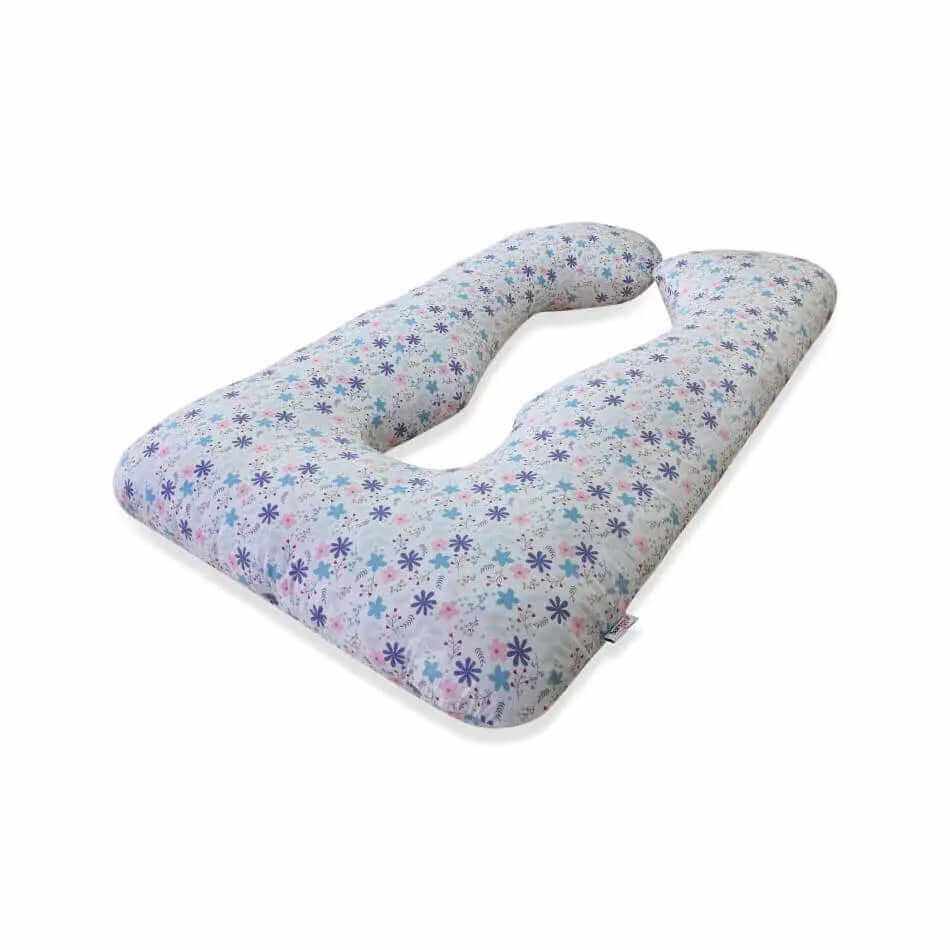 U Shaped Full Body Pillow and Pregnancy Pillow - Pink 'n' Daisies -  Shop now at Sanggolcomfort
