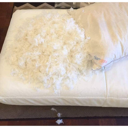 Sanggol Duck Down & Feather Mix Pillows - Hotel Quality Pillows for back & side Sleepers, | Sanggol®